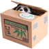 Creative piggy bank to steal money panda piggy bank to send children birthday gift - Minihomy