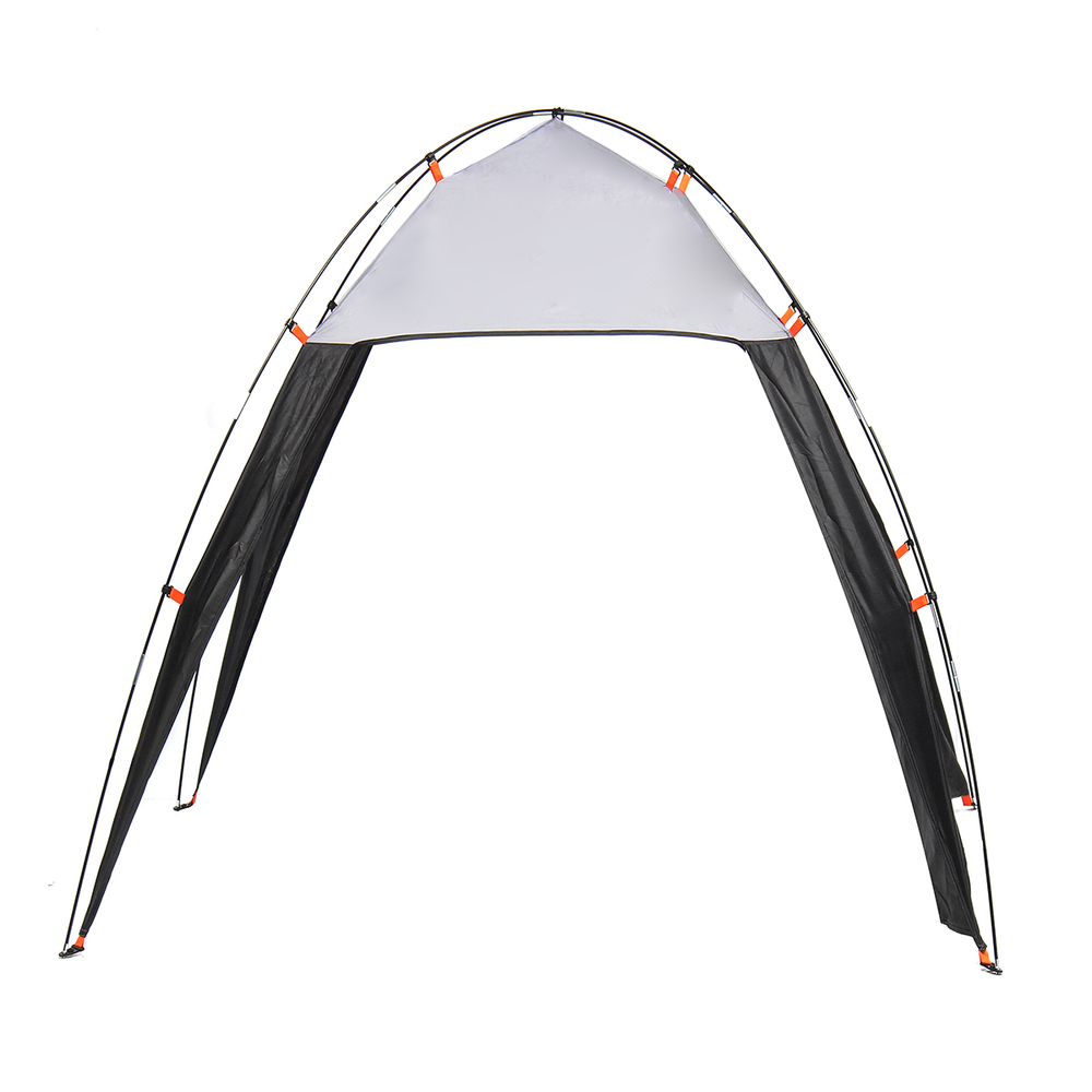 5-8 People Outdoor Beach Triangle Tent Waterproof Sun Shade Canopy Shelter Camping Hiking - Minihomy