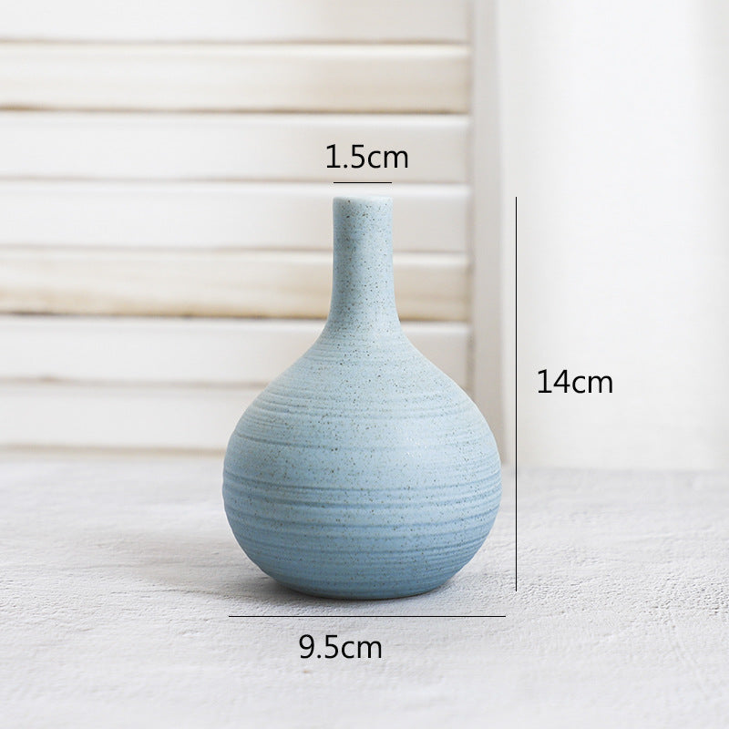 Ceramic Vase Desk Hydroponic Vase Home Decoration - Minihomy