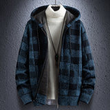 Men's Cardigan Trendy Jacket Plus Velvet Thicker Outer Wear