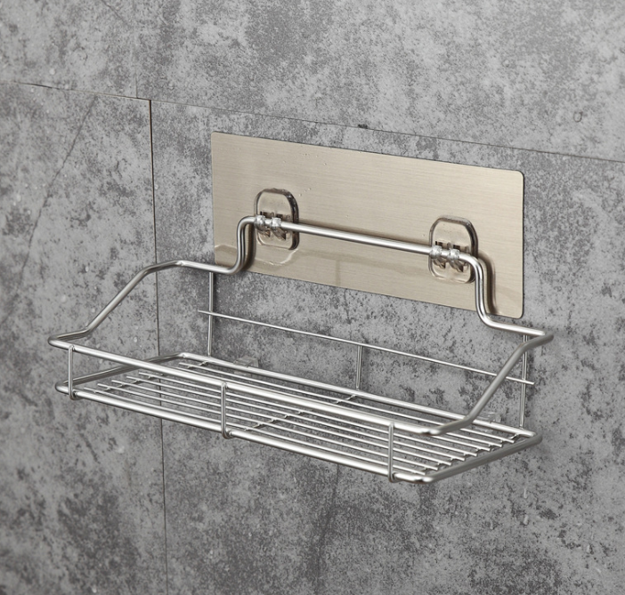 Wall-Mounted Racks, Kitchen, Bathroom And Toilet Toiletries, Seamless Racks, Viscose Wall-Mounted Kitchen Adjustable