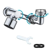 Universal 1080 Swivel Faucet Aerator Multifunction Faucet Extender - Minihomy