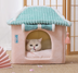 Cat House Removable And Washable Cat Bed Pet Supplies Enclosed Cat House Villa - Minihomy