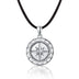 S925 Sterling Silver Compass Pendant Friendship Inspirational Necklace Graduation Gifts Jewelry