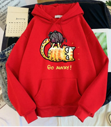 Creative Personality Pattern Hooded Sweater - Minihomy