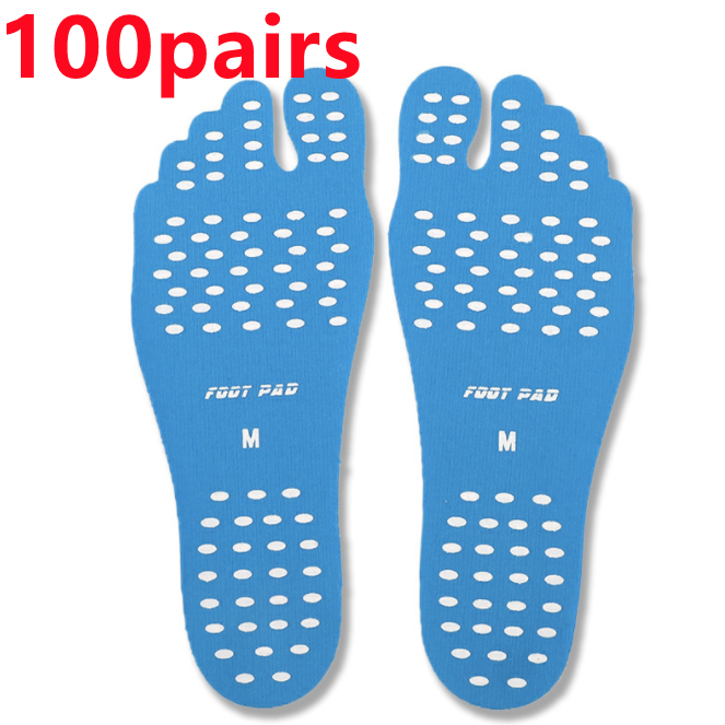 Beach Shoe Invisible Sticker Adhesive Beach Insoles Beach Pads SolesElastic Flexible Pool Barefoot Anti-slip Pads Men Women - Minihomy