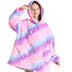 Lazy Sleeping Blanket Love Children's Cold-proof Warm Clothes Hooded - Minihomy