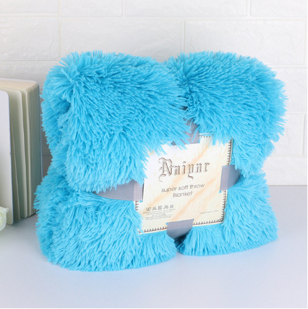 Super Soft Long Shaggy Fuzzy Warm Elegant Cozy With Fluffy Sherpa Throw Blanket