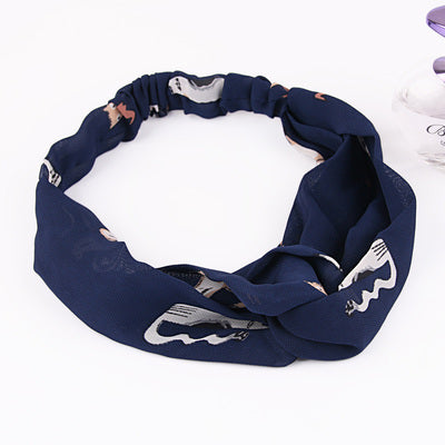 Bow elastic headband