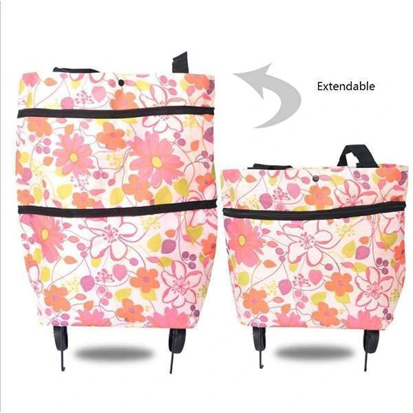 Foldable High Quality Tug Bag Shopping Cart