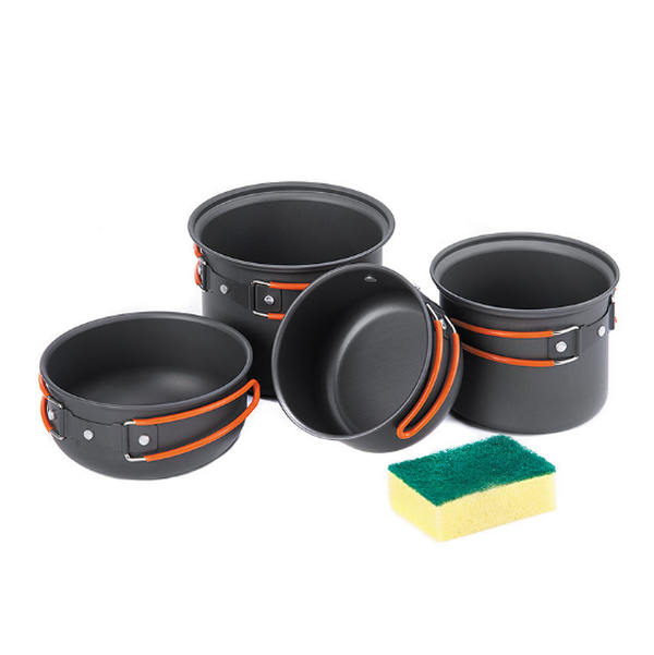 Four-in-one Combination Cookware And Tableware Picnic - Minihomy