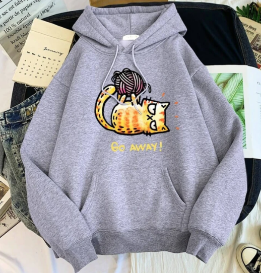 Creative Personality Pattern Hooded Sweater - Minihomy