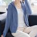 Hooded Sweater Coat Women Long Sleeve Single-breasted Sweaters Clothes - Minihomy