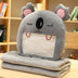 Winter Visual Hand Warmer Pillow can Play Mobile Phone with Blanket Plush Pillow