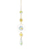 Crystal Sun Catcher Moon Star Wind Chime Pendant - Minihomy