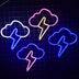 Led Cloud Lightning Neon Light Creative Wall Hanging - Minihomy