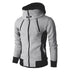 Men's High-Necked Hooded Jacket - Minihomy