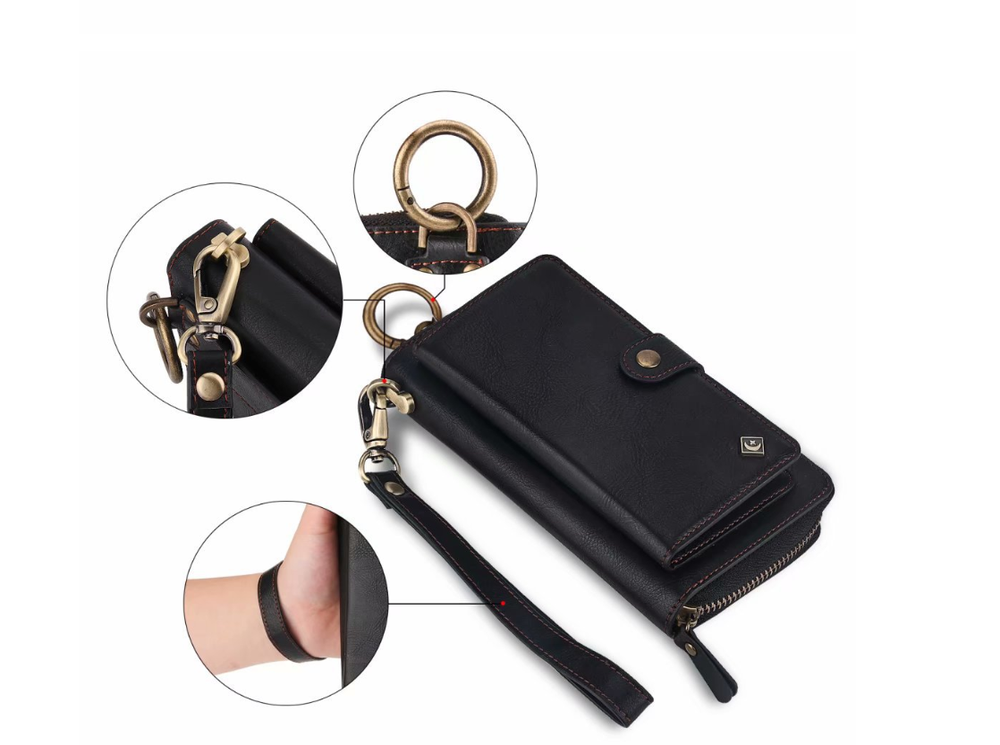 Multi-function Mobile Phone Case Phone Shell Zipper Wallet Set Car Function Phone Case - Minihomy