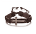 Religious Jewelry Christian I Love Jesus Alloy Leather Bracelet