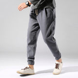 Cotton Linen Casual Harem Pants Men