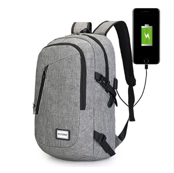 Men's shoulder bag, schoolbag, basketball bag, middle school students' charging Sports Backpack - Minihomy