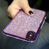 Diamond case for mobile phone