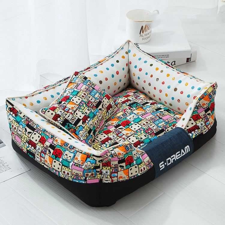 House Dogs Product Bed Accessories Pets Cats Mat - Minihomy