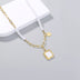 Faux Baroque Pearl Necklace - Minihomy