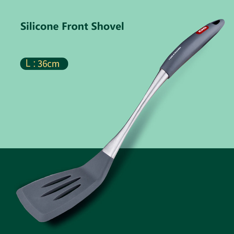 Stainless Steel Silicone Spatula Spoon Non-stick Cookware Set