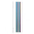 Colourful Reusable Stainless Steel Straws - Minihomy