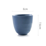 Handmade Solid Color Tea Water Cup Tea Set Small Cup Drinkware - Minihomy