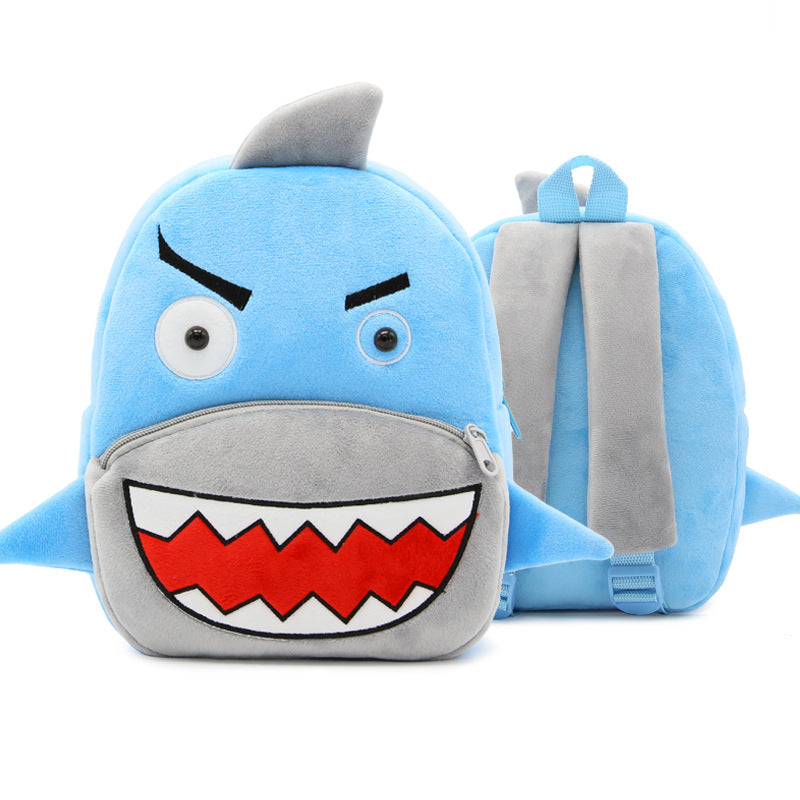 Cute Plush Backpacks Kindergarten Cartoon School Bags Children Animal Toys Bag - Minihomy