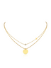 Double layered necklace women - Minihomy