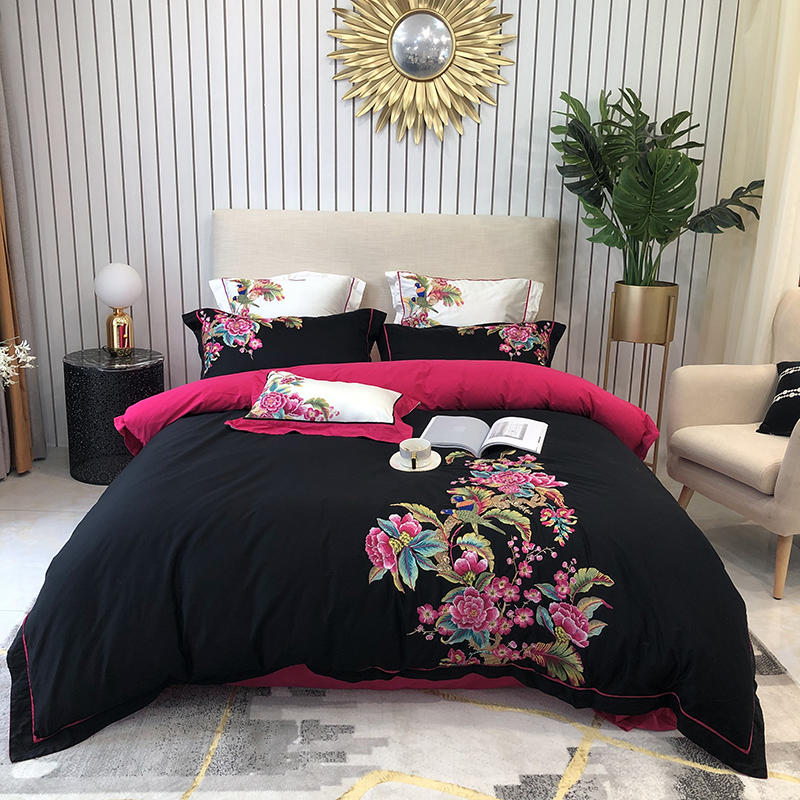 4-piece Set Of European High-end Soft Model Room Villa Bedding