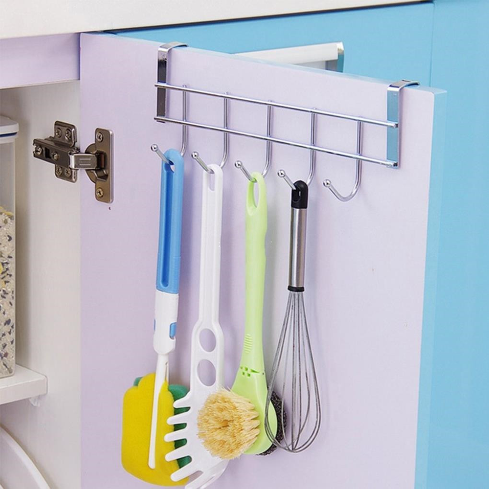 Home Storage Organizing Hook Rails Towel Rack Hanger - Minihomy