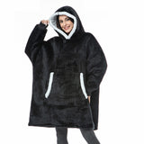 Mink Fleece Warm Loose Blanket Sweater