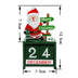 Christmas wooden calendar ornaments - Minihomy