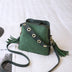 Frosted tassel bucket bag of the wild shoulder messenger bag - Minihomy