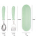 Three Piece Stainless Steel Children's Cutlery Fork And Spoon