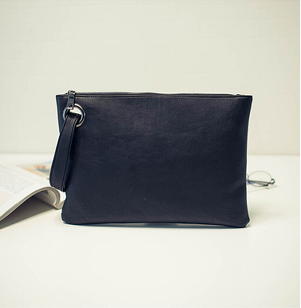 Dark grain PU office casual bag - Minihomy