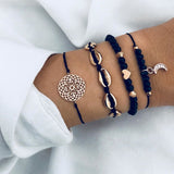 Bracelets & Bangles Set Vintage Bead Boho Charm Bracelet For Women - Minihomy