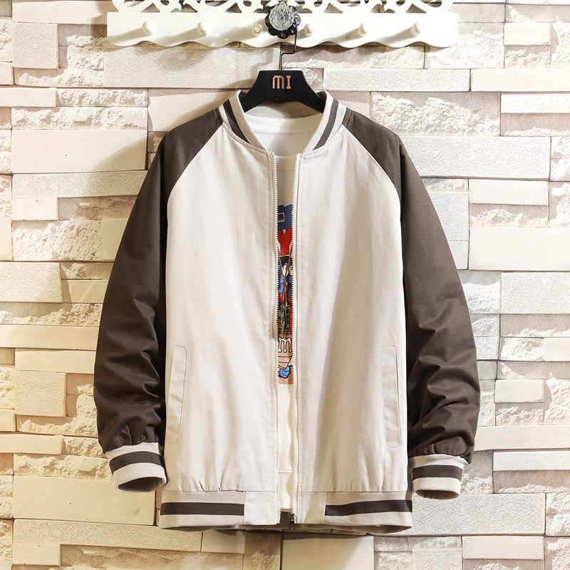 Men Casual Color Block Jacket - Minihomy