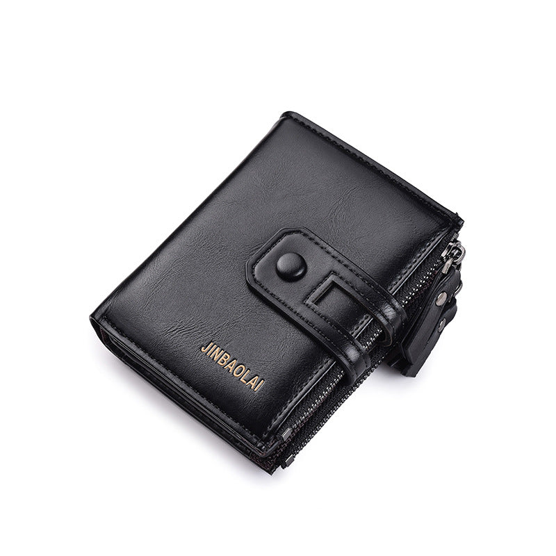 Buckle Retro Men's Wallet Wallet Multifunctional - Minihomy