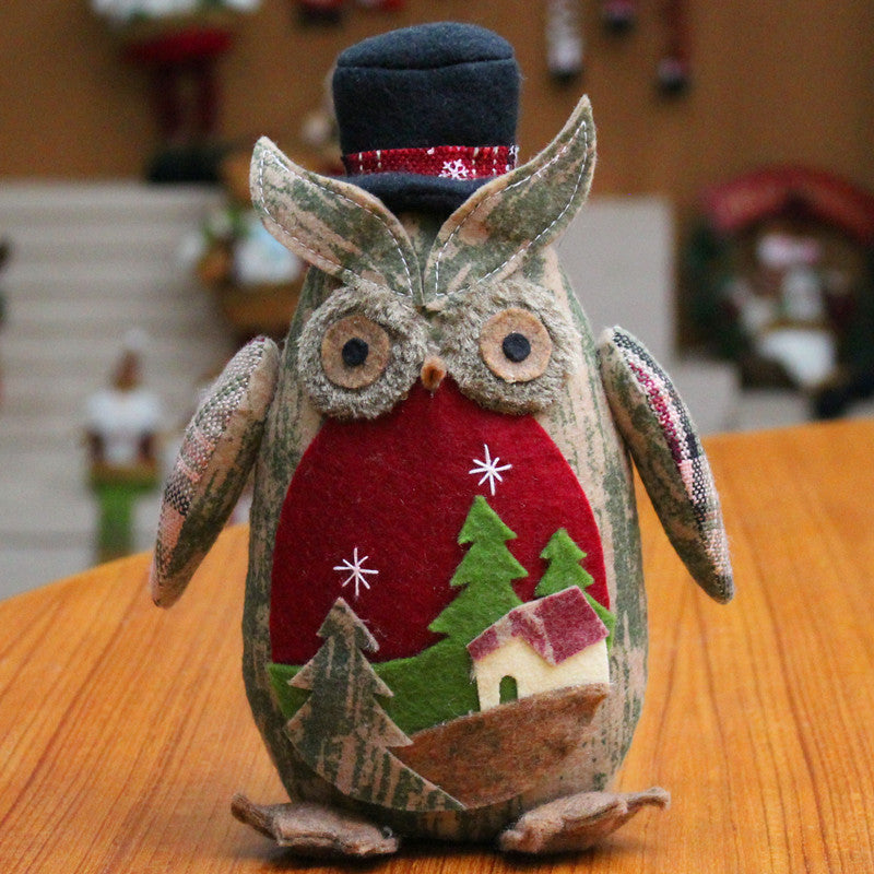 Christmas Doll Owl  Christmas Decorations - Minihomy