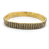 Full Diamond Single Row Elastic Bracelet - Minihomy