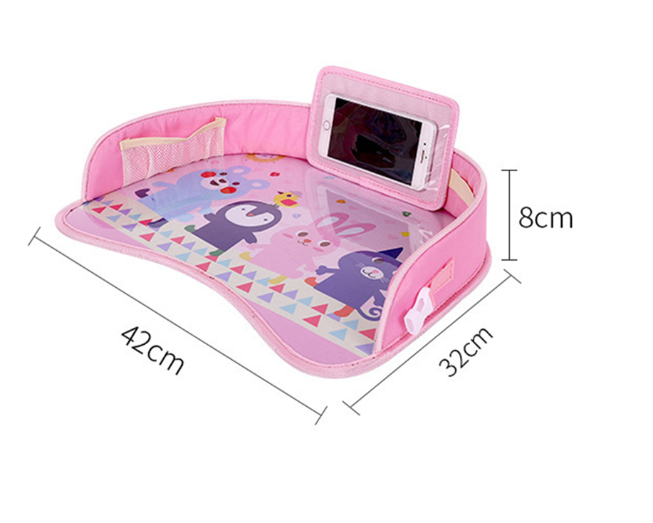 Children's toys storage waterproof table pouch car storage table dining table tray waterproof toy table