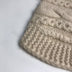 Hand-knitted cashmere warm hat with brim - Minihomy