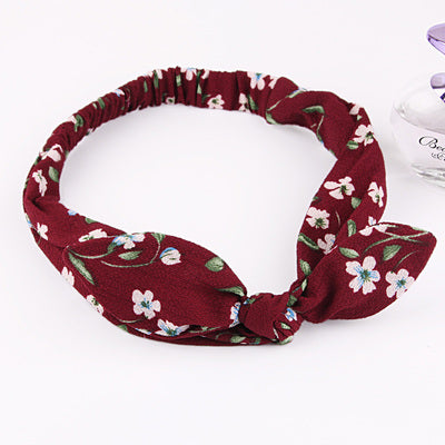 Bow elastic headband