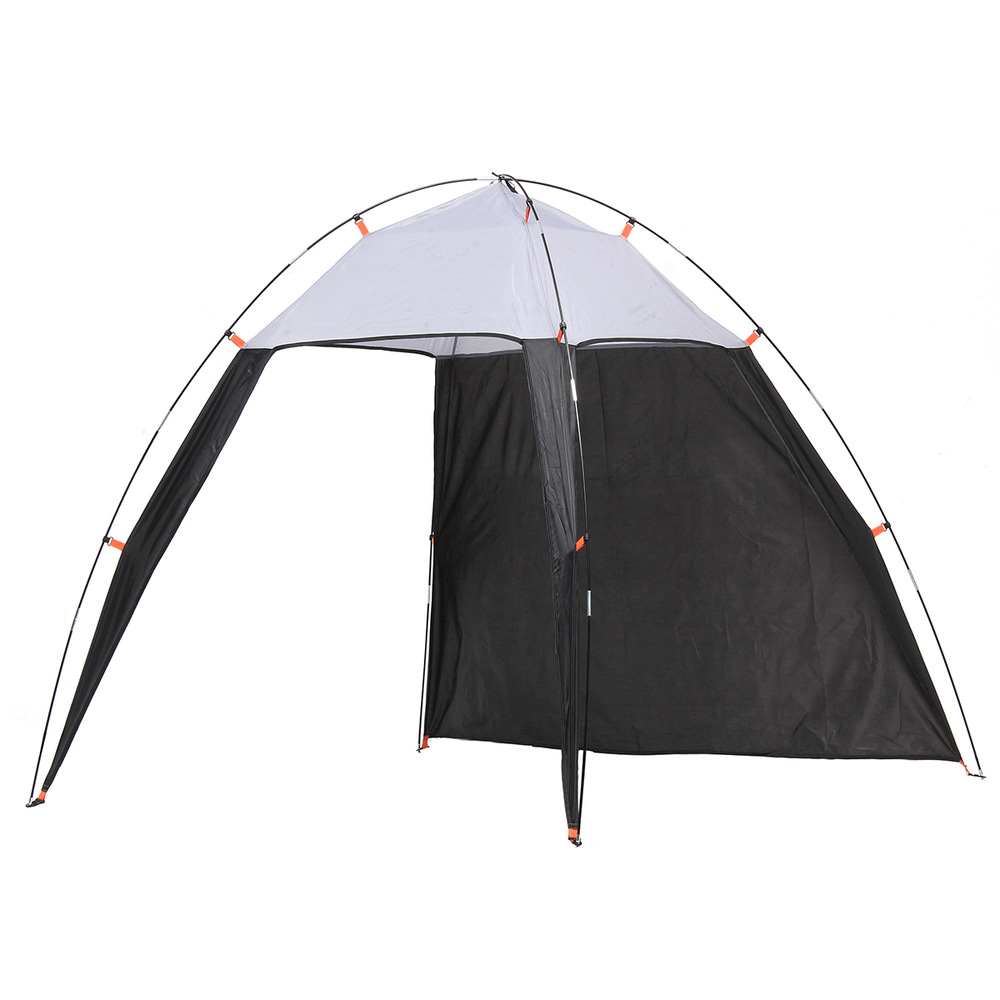 5-8 People Outdoor Beach Triangle Tent Waterproof Sun Shade Canopy Shelter Camping Hiking - Minihomy