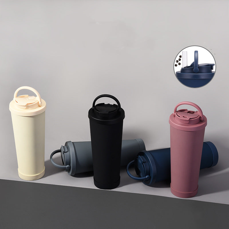 830ml Large Capacity Thermos Cup Convenient Handle